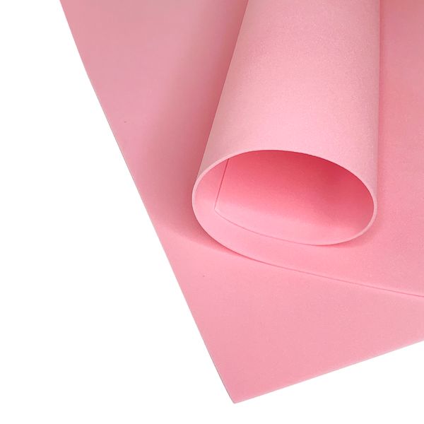 Зефірний фоаміран 2мм аркуш 50х50 см холодний рожевий 8150 фото