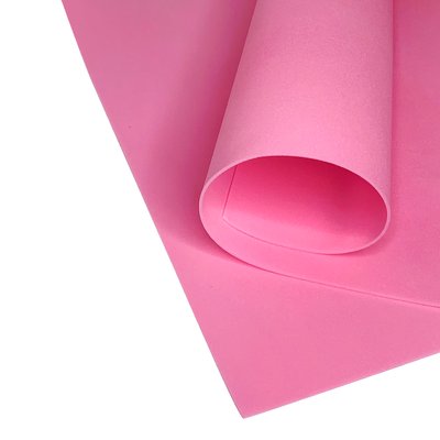 Зефірний фоаміран 2мм аркуш 50х50 см яскраво-рожевий 8146 фото