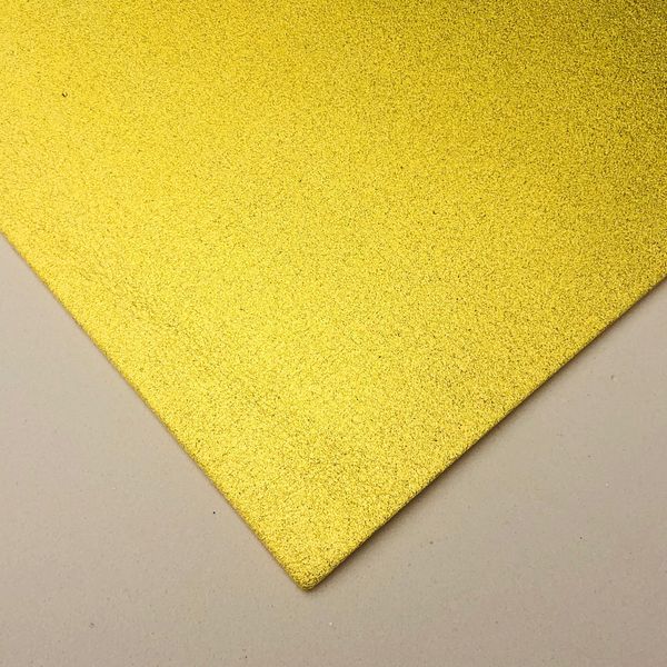 Металізований фоаміран для творчості 2мм Золото аркуш 60x70 см 7585 фото
