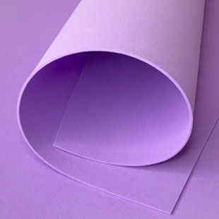 Фоаміран ЕВА 3мм для творчості, аркуш 150х100см, бузковий 6078 фото