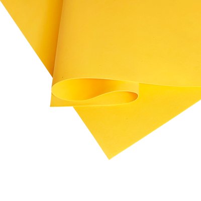 Фоамиран для творчества 1мм лист 50х50см жёлтый 7738 фото