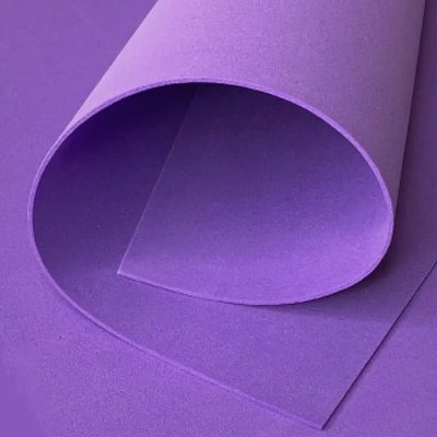 Фоаміран ЕВА 3мм для творчості, аркуш 150х100см, фіолетовий 6076 фото