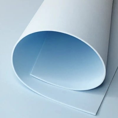 Фоаміран ЕВА 3мм для творчості, аркуш 150х100см, світло-блакитний 6042 фото