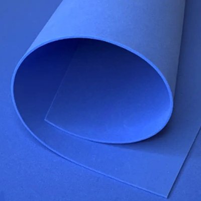 Фоамиран ЭВА 3мм для творчества, лист 150х100см, синий 5999 фото