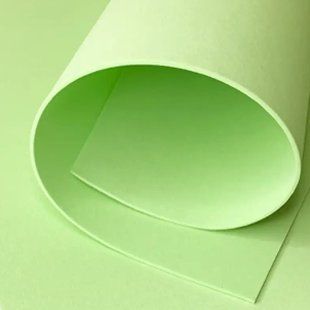 Фоаміран ЕВА 3мм для творчості, аркуш 150х100см, світло-зелений 6058 фото