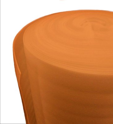 Газосвспененный полиетилен НПЭ (полотно) 8мм, ширина 1м оранжевый 4443 фото