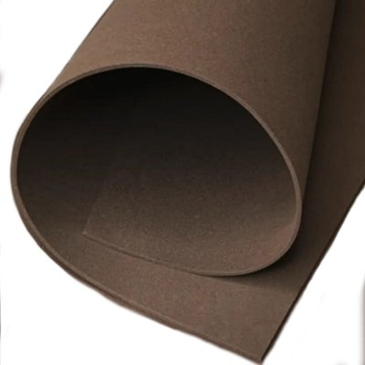 Фоамиран ЭВА 2мм для творчества, лист 150х100см, коричневый 6063 фото