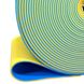 Полотно кольорове двошарове для карематів на відріз 12мм ширина 50см щільність 25(кг/м³) BASE Жовто-сине 9959 фото 1