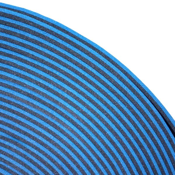 Полотно кольорове двошарове для карематів на відріз 10мм ширина 50см щільність 25(кг/м³) BASE Синьо-сіре 09960 фото