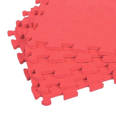 Дитячий килимок-пазл (татамі) ЕВА секція 30х30х1см, Червоний 6859 фото