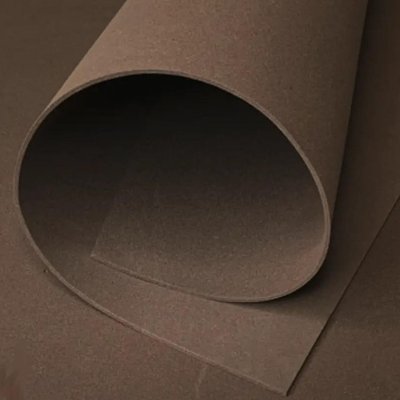 Фоамиран ЭВА 3мм для творчества, лист 150х100см, коричневый 6064 фото