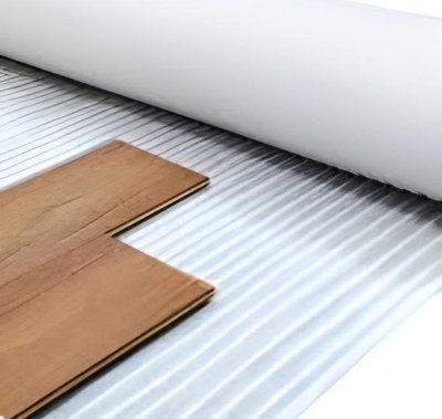 Підкладка під покриття для підлоги, газоспінений поліетилен НПЕ 2мм (ширина 100см) 4439 фото