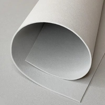 Фоамиран ЭВА 3мм для творчества, лист 150х100см, серебро 6050 фото