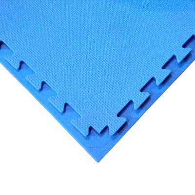 Мягкий пол коврик-пазл ласточкин хвост 50х50х1см с бортиками Синий 7974 фото