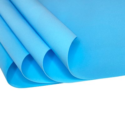 Зефирный фоамиран 1мм лист 50х50см голубой 8107 фото