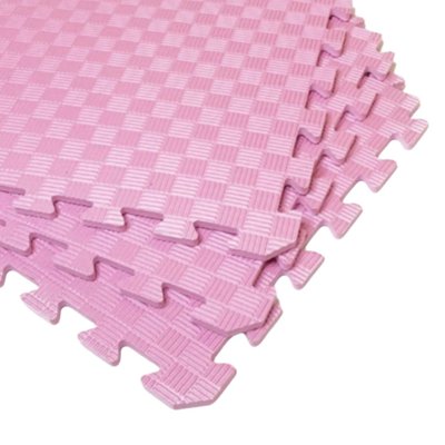 Татами (коврик-пазл ласточкин хвост) секция 50х50х1см, Розовый 1543 фото
