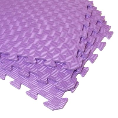 Татами (коврик-пазл ласточкин хвост) секция 50х50х1см, Фиолетовый 1543 фото