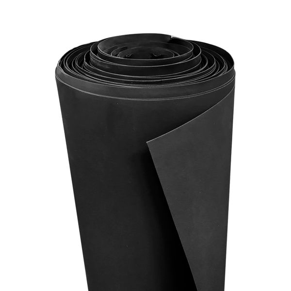 Фоаміран ЕВА 1мм на відріз, ширина 1м, чорний 8715 фото