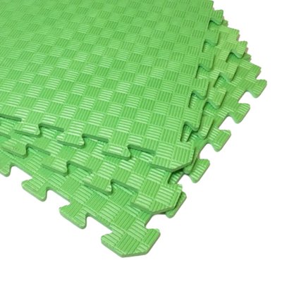 Татами (коврик-пазл ласточкин хвост) секция 50х50х1см, Зелёный 1543 фото