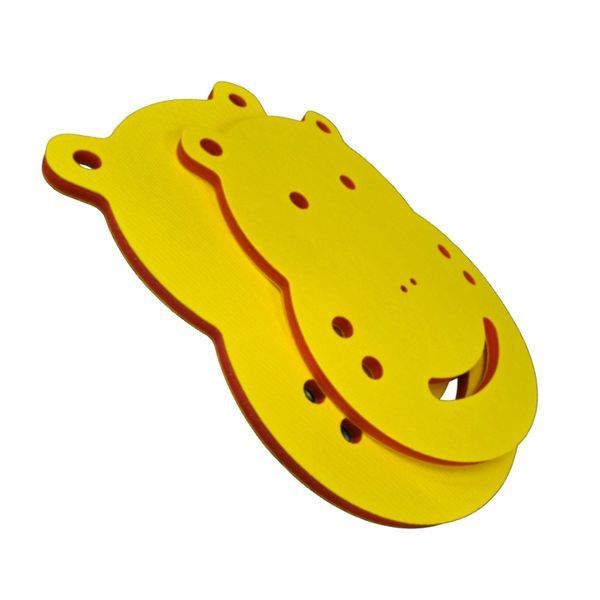 Плот (дошка) для плавання з пінополіетилену дитячий Hippo Float 1200х935х40мм 13389 фото