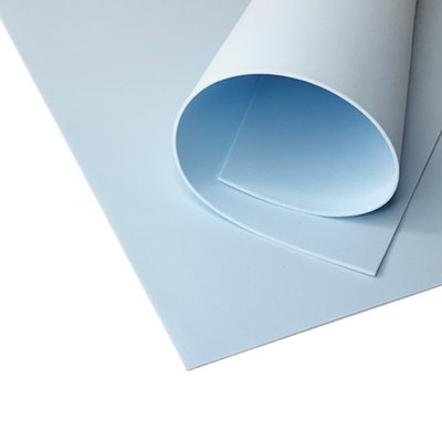Фоаміран EVA 2мм світло-блакитний 50х50 см кольоровий матеріал для творчості, оформлення фотозон, костюмів косплей 6936 фото