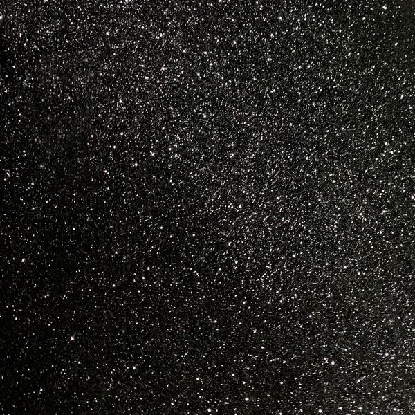 Глітерний фоаміран Преміум 2мм, ширина 1м, чорний 8191 фото