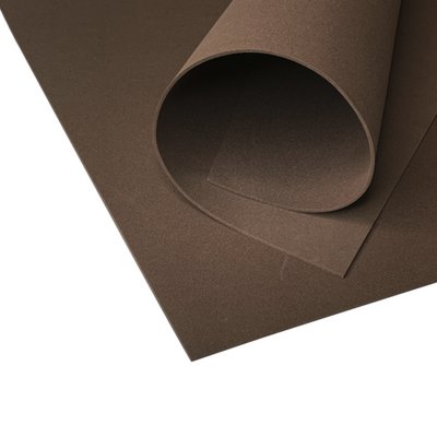 Фоаміран EVA 2мм коричневий 50х50 см кольоровий матеріал для творчості, оформлення фотозон, костюмів косплей 6937 фото