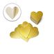 Комплект сердець 9 Х 9 см FM 2мм золото на самоклейці 8011 фото 1