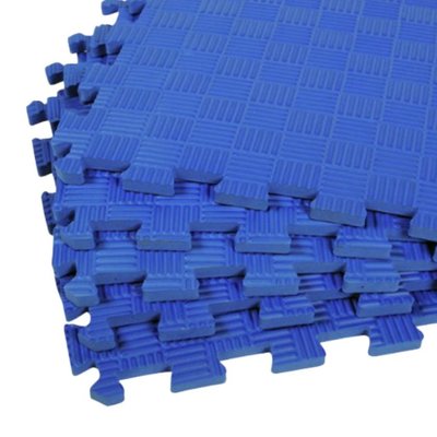 Дитячий килимок-пазл (татамі) ЕВА секція 30х30х1см, Синій 6859 фото