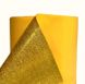 Глиттерный фоамиран 2мм , ширина 0,5 м желто-оранжевый (золото) 10703 фото 2