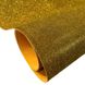 Глітерний фоаміран 2мм, ширина 0,5м жовто-помаранчевий (золото) 10703 фото 1