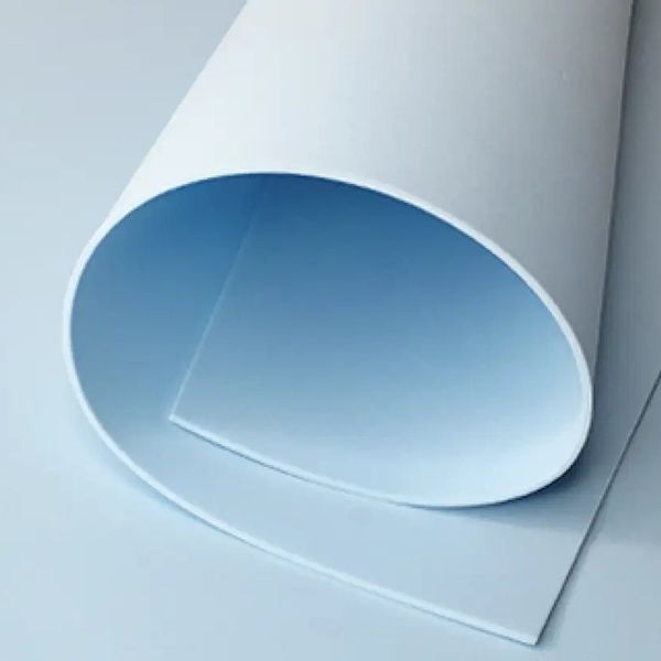 Фоаміран ЕВА 2мм для творчості, аркуш 150х100см, світло-блакитний 6041 фото