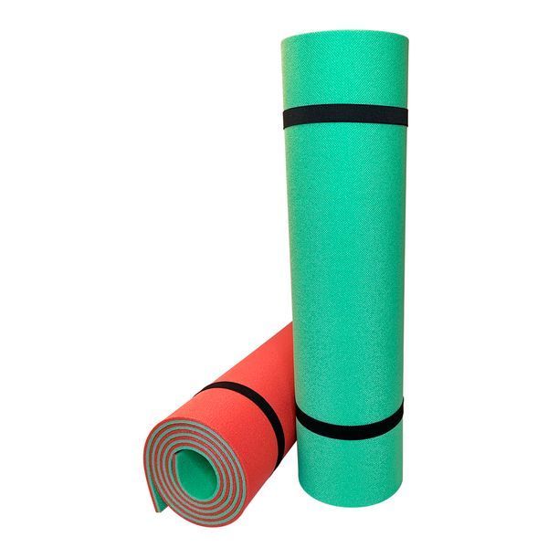 Каремат повышенной плотности для путешествий занятий спортом 1800х600х8мм Тревел с резинками в комплекте 6520 фото
