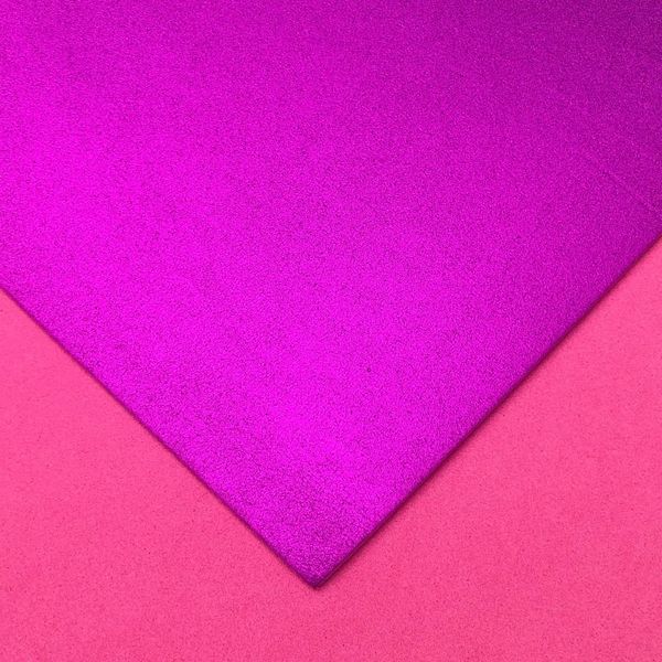Металлизированный фоамиран для творчества 2мм Фиолетовый лист 60x70см 7590 фото