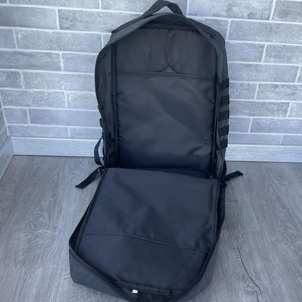 Рюкзак із системою MOLLE чорний 50л 9380 фото