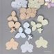 Комплект квітів "Орхідея" EVA 1мм Білий 8089 фото 3